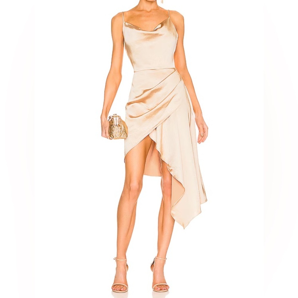 Elliatt Gold Jacinda High Low Dress Size M